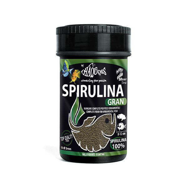Alimento Peixes - Haquoss Spirulina Gran - 100Ml / 46G