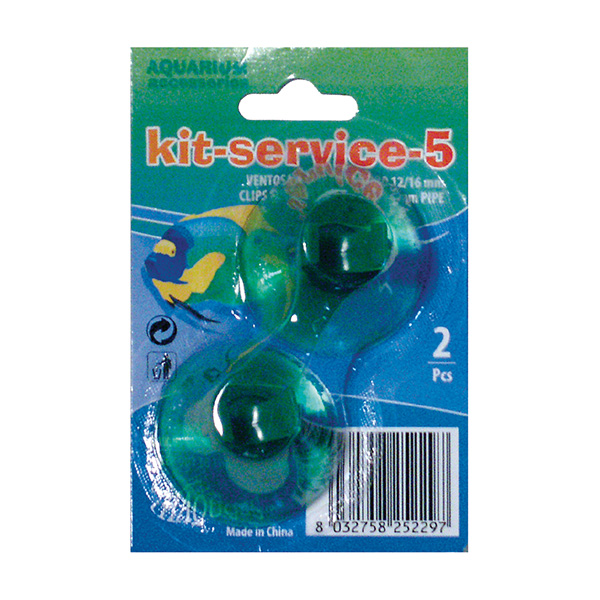 Haquoss Kit Service 5 - Ventosas P/ Tubo Água 12/16 - 2 Un.