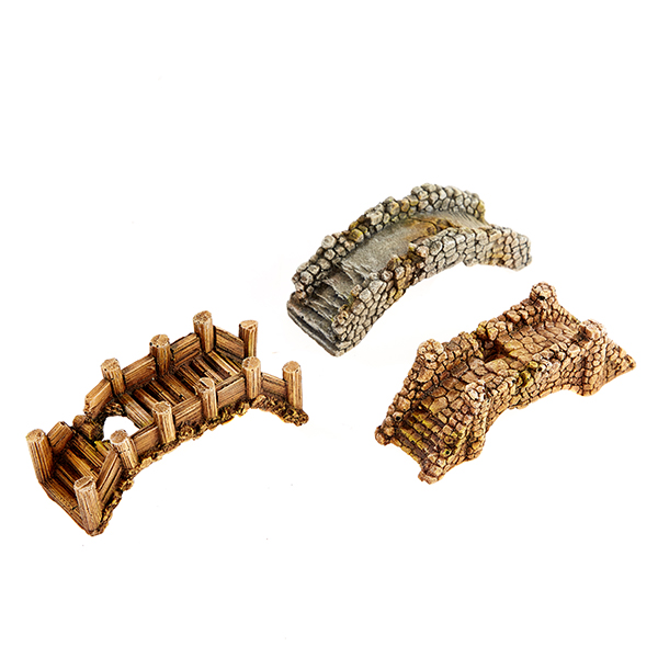 Decoração Aquário "Mini Bridge" - 9,8X3,6X3,5 Cm