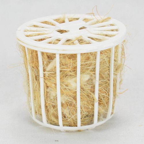 Suporte Mat. Ninhos Côco Sisal Milho - 12 Unidades - 15G C/ Suporte - 12 Unidades