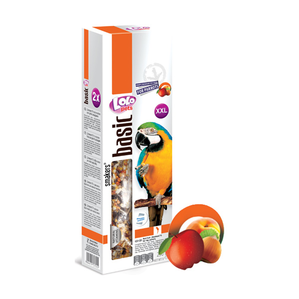 Barritas Xxl Nozes E Frutas P/ Papagaios- 2Unx125G