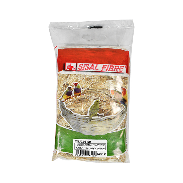 Materia P/ Ninhos Côco Sisal Juta Algodão - 500G - 500 G