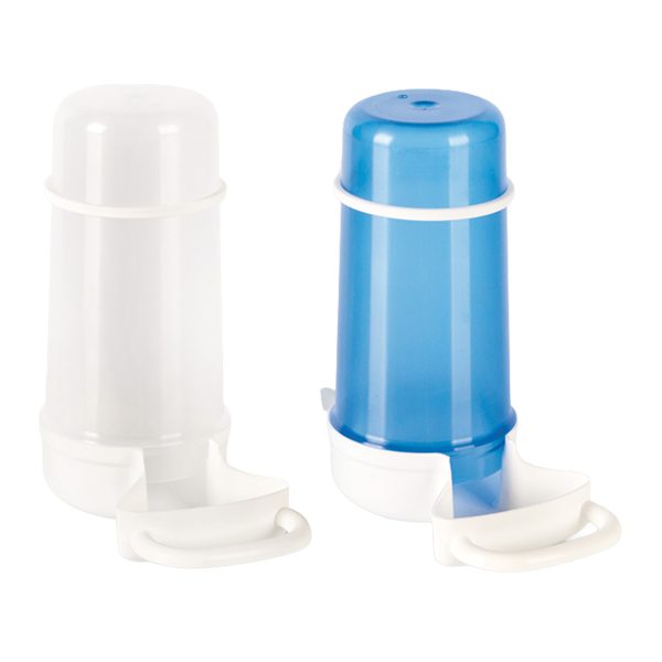 Comedouro/Bebedouro P/ Pássaros - Transparente 400Ml (Cx 30Un)