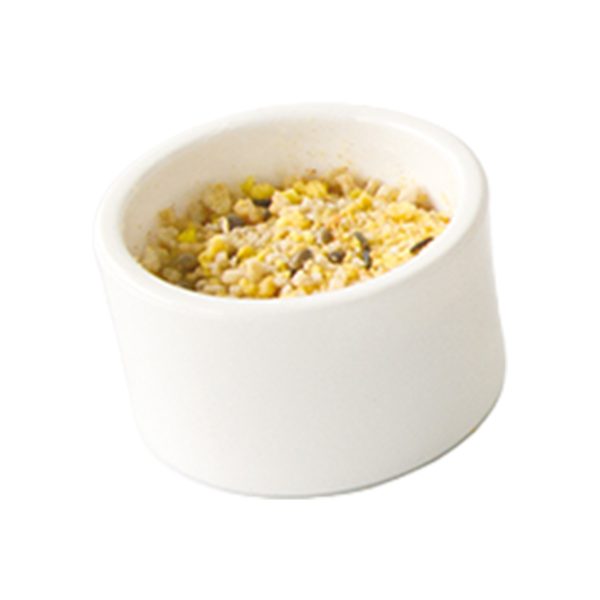 Comedouro P/ Pássaros Redondo P/ Papa - 5X3 Cm (Pack 12Un)