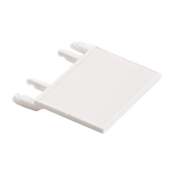 Tampa Plástico P/ Gaiola - Branco 7,3X6,1 Cm (Pack 12Un)