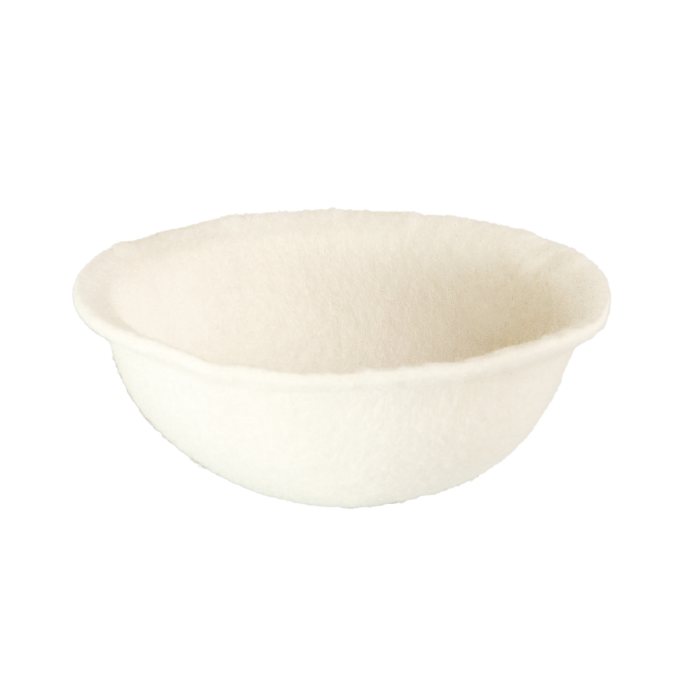 Cobertura Ninho Feltro Branco - 12Cm (Pack 12Un)