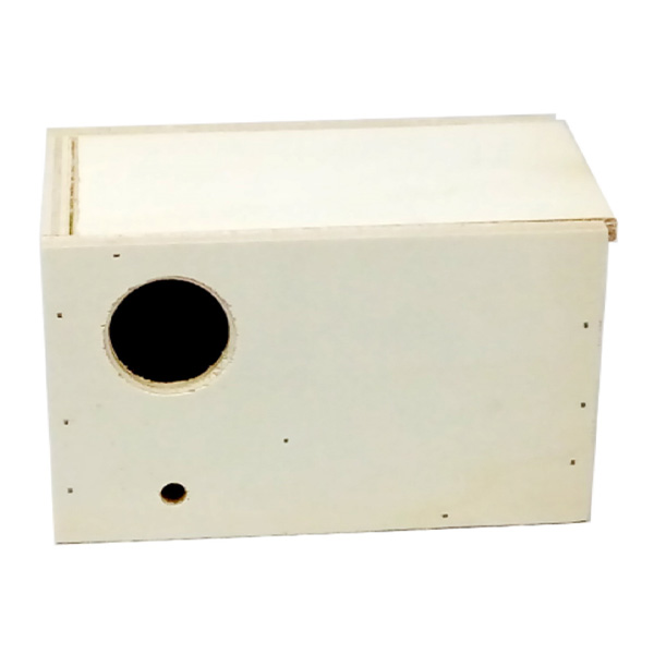 Ninho De Diamante Gold Em Madeira - 20X10X12Cm