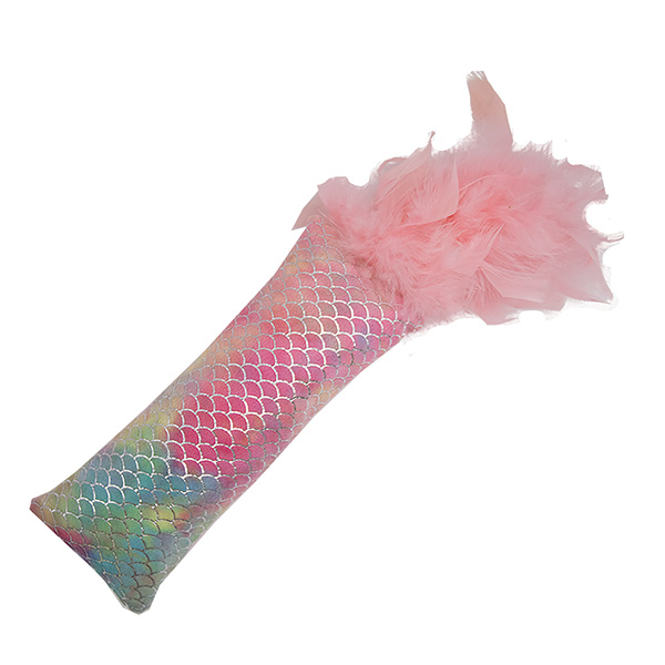 Brinquedo Gato - "Mermaid Feather Kicker" - 38X12X4 Cm - Rosa