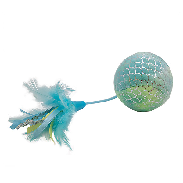 Brinquedo Gato - "Mermaid Giant Ball" - 35X8X8 Cm - Azul