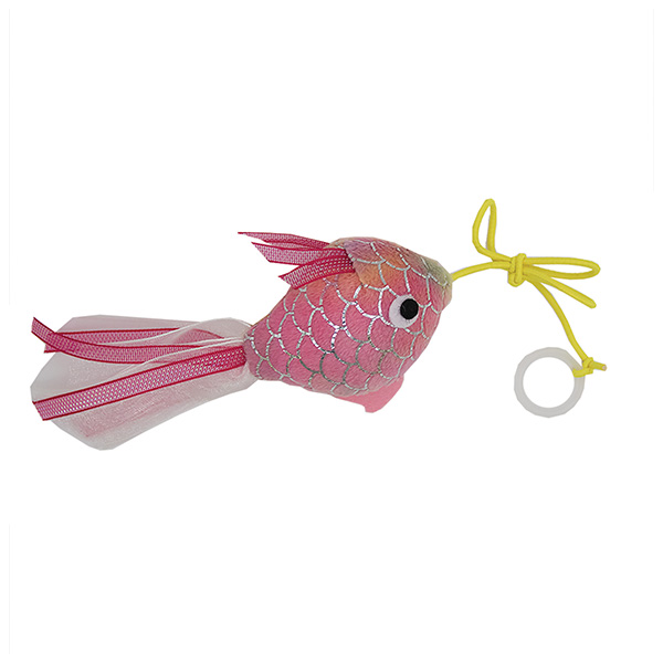Brinquedo Gato - "Mermaid Goldfish" - 20X6X2 Cm - Rosa
