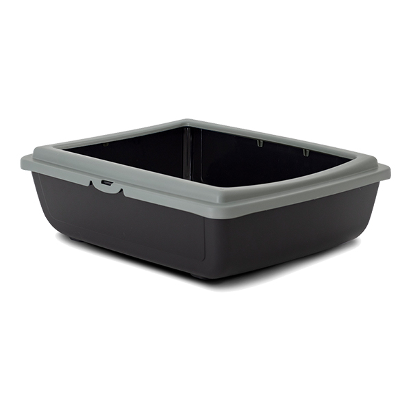 Wc Aberto C/ Rebordo P/ Gato "Juliet" Eco - 48X38X14 Cm - Verde