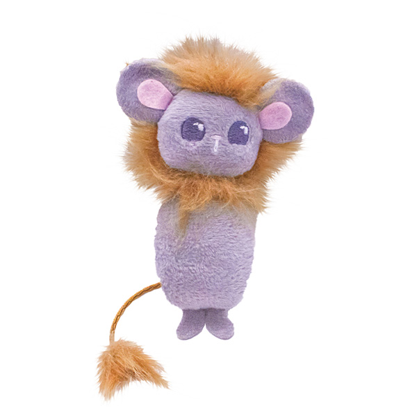 Brinquedo Gato - "Adventure Mouse - The Brave Lion" - 15X10X2,5 Cm