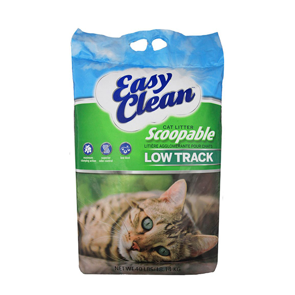 Litter Aglomerante P/ Gatos "Easy Clean" Low-Track - 18 Kg - Saco - 18 Kg