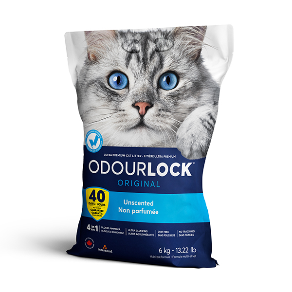 Litter Ultra-Aglomerante P/ Gatos "Odourlock" - Unscented - 6 Kg