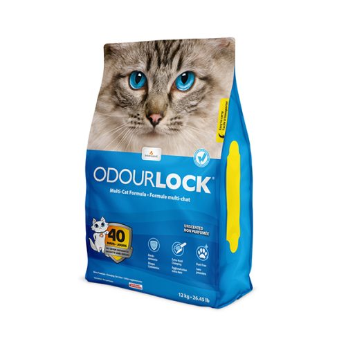 Litter Ultra-Aglomerante P/ Gatos "Odourlock" - Unscented - 12 Kg