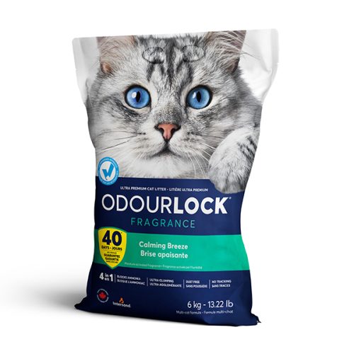 Litter Ultra-Aglomerante P/ Gatos "Odourlock" - Calming Breeze - 6 Kg