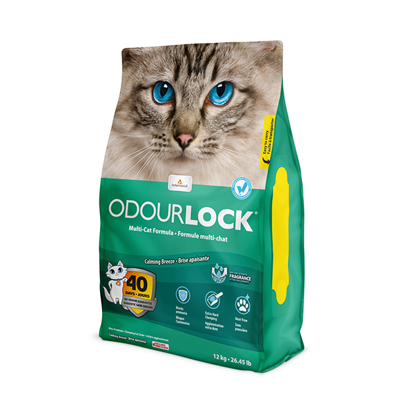 Litter Ultra-Aglomerante P/ Gatos "Odourlock" - Calming Breeze - 12 Kg