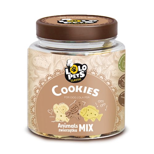 Biscoitos "Animais Mix" - Pote 210G