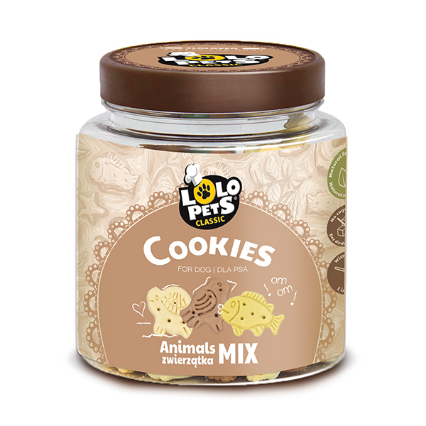 Biscoitos "Animais Mix" - Pote 210G