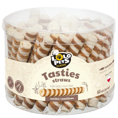 Snack Rolinhos "Tasties" - Baunilha - 60 Unidades