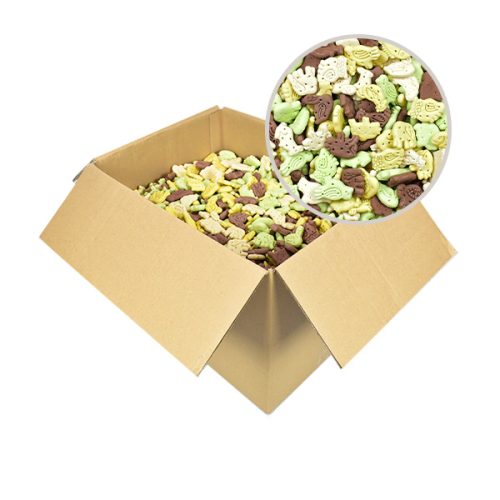Snack Biscoitos - Animais Mix - Caixa 10 Kg