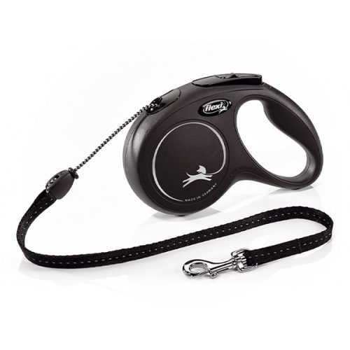 Flexi New Classic (Fio/Tam. Xs) 3 Mt / 8 Kg (Preto) - Xs - 3 Mt / 8 Kg