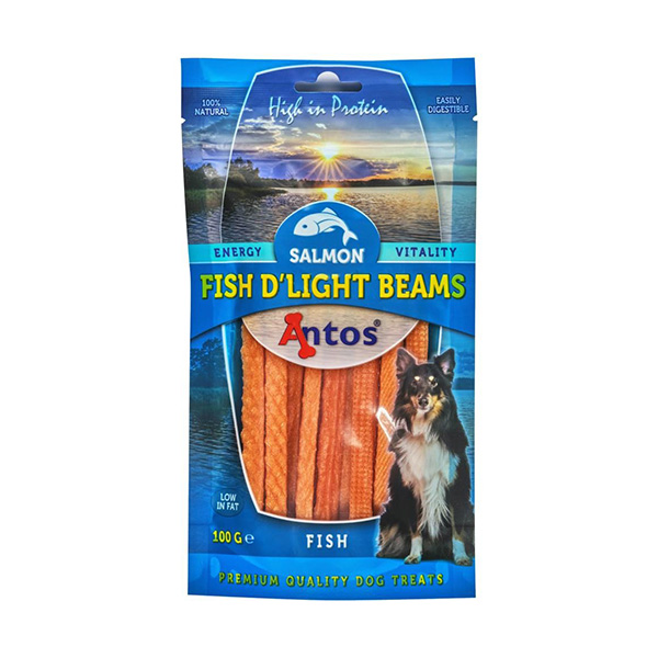 Snack Natural "Fish D'Light Beams" Salmão - 100G