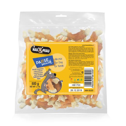 Snack Natural "Calcium Bones With Chicken" - Galinha - 500G