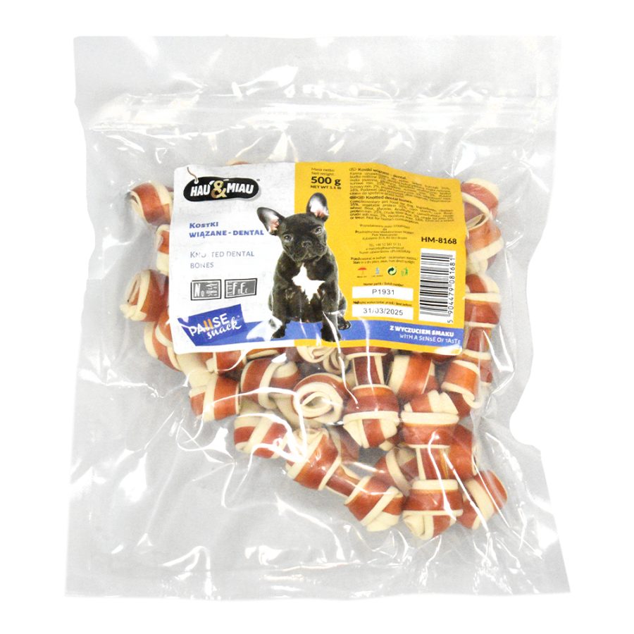 Snack Natural "Knotted Dental Bones" - 500G