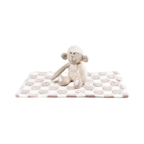 Brinquedo Cão "Plush Sheep" 27X23 Cm C/ Manta 70X60 Cm
