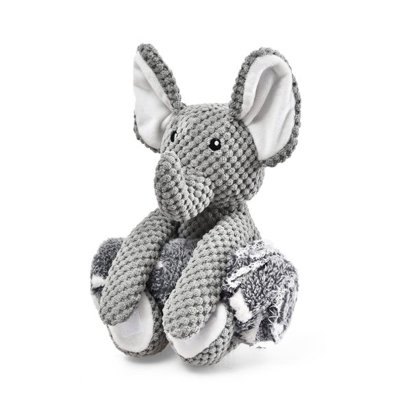 Brinquedo Cão "Plush Elephant" 27X23 Cm C/ Manta 70X60 Cm