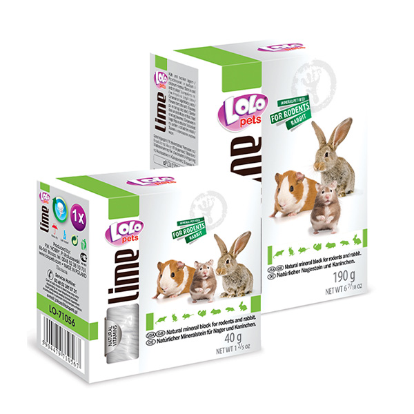 Bloco Mineral Natural P/ Roedores 40G