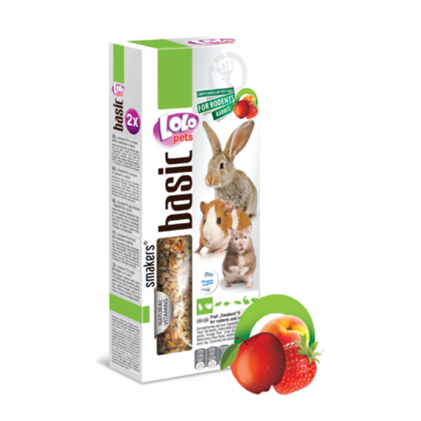 Barritas De Frutas P/ Roedores - 2 Unidades 90G