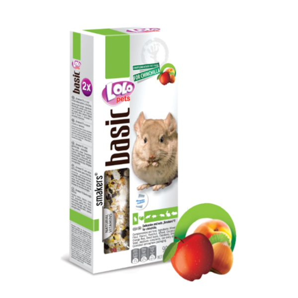 Barritas De Frutas E Nozes P/ Chinchilas - 2Un-90G