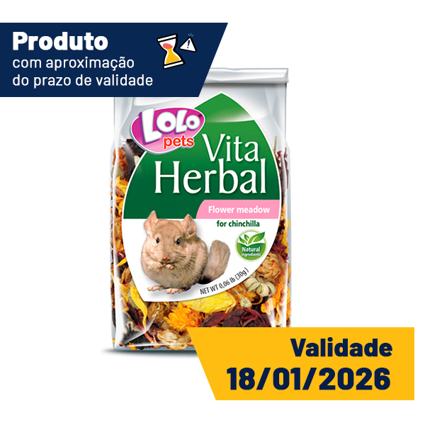 Snack Flores Do Prado Secas P/ Chinchilas - 30G