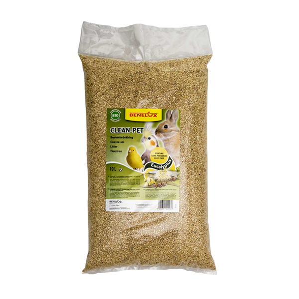 Litter De Milho "Clean Pet" Aroma Eucalipto 10L 4.8Kg