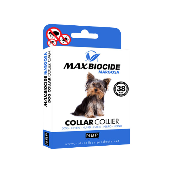 Max Biocide Margosa - Coleira Cão Pequena - 38Cm