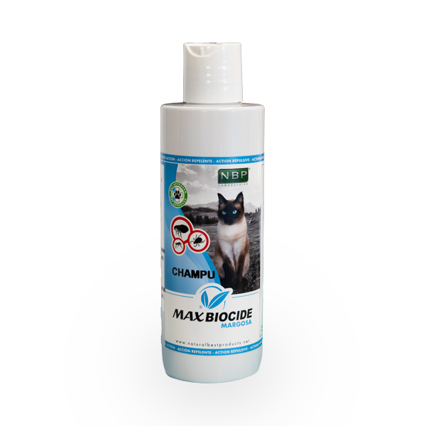 Max Biocide Margosa - Champô P/ Gatos - 200Ml