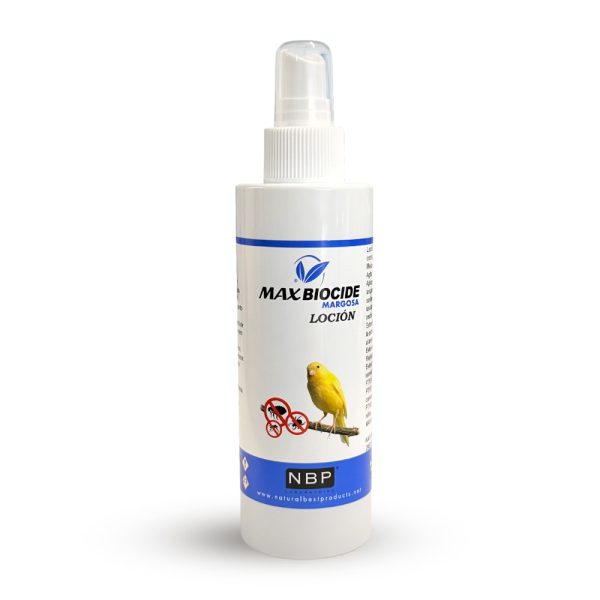 Max Biocide Margosa - Loção Spray P/ Pássaros - 200Ml