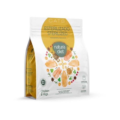 Natura Diet Cat Sterilized Chicken 400 Gr