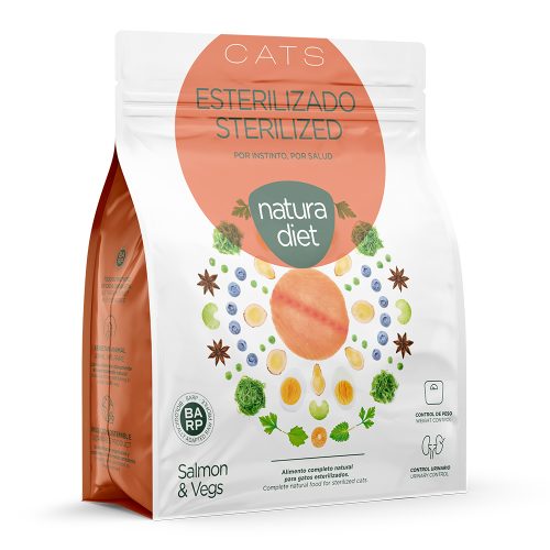 Natura Diet Cat Sterilized Salmon 400 Gr