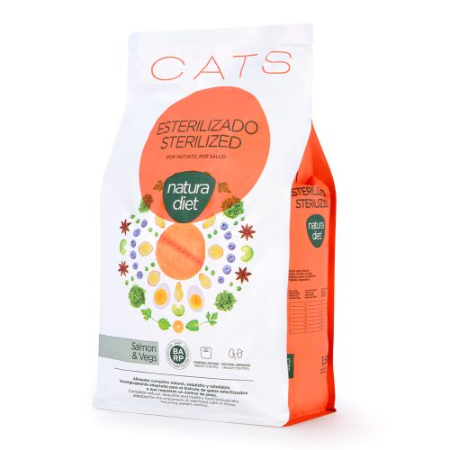 Natura Diet Cat Sterilized Salmon 1,5 Kg