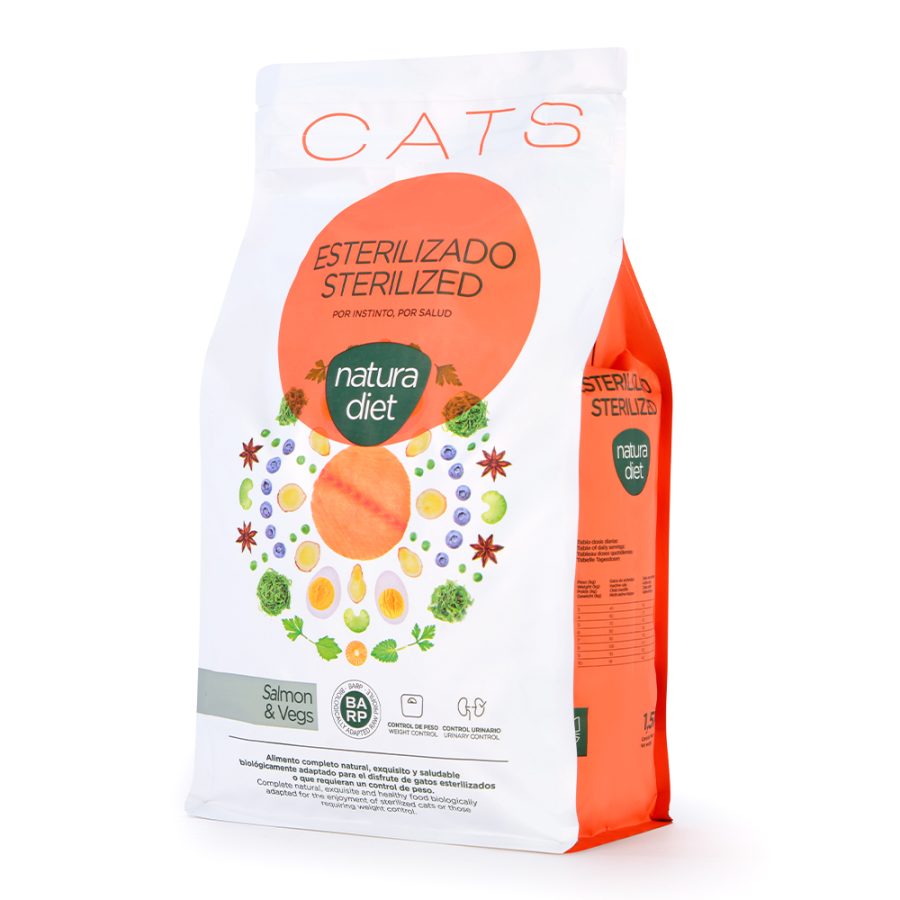 Natura Diet Cat Sterilized Salmon 1,5 Kg