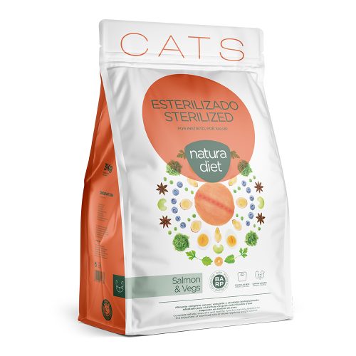 Natura Diet Cat Sterilized Salmon 3 Kg
