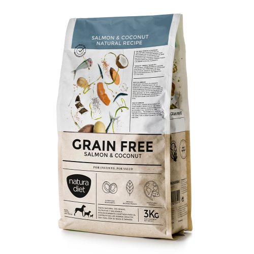 Natura Diet Grain Free Salmon & Coconut 3 Kg