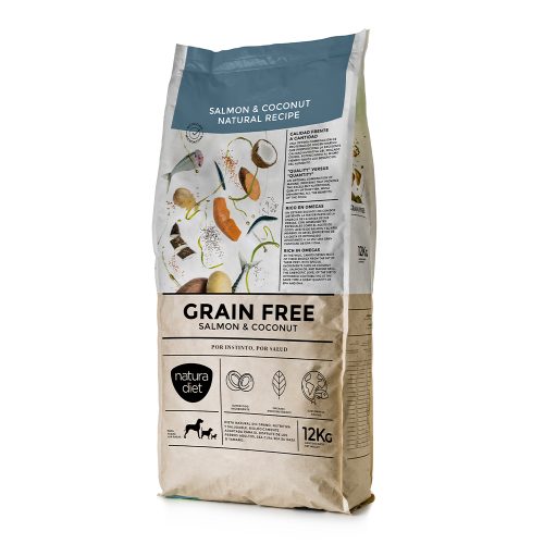 Natura Diet Grain Free Salmon & Coconut 12 Kg