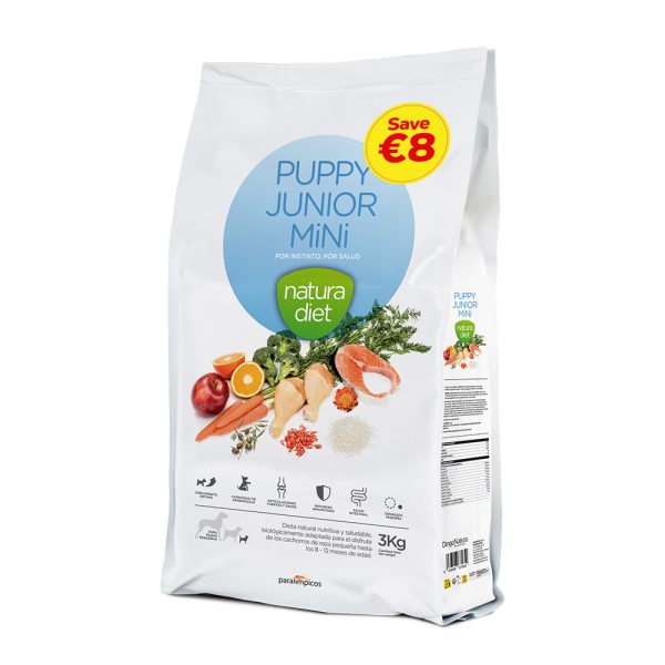 Natura Diet Puppy Junior Mini 3 Kg (Promo -8€)
