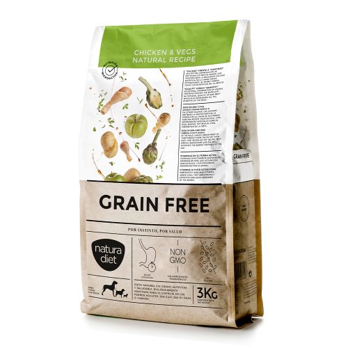 Natura Diet Grain Free Chicken & Vegs 3 Kg