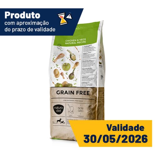 Natura Diet Grain Free Chicken & Vegs 12 Kg