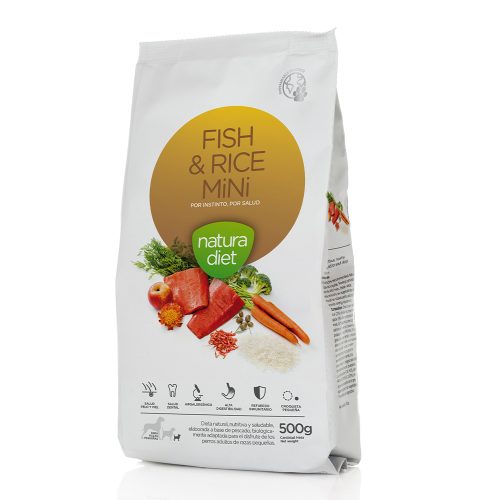 Natura Diet Fish & Rice Mini 500 G - 500 Gr